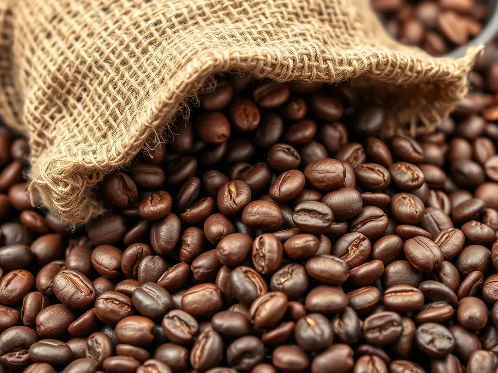 An image depicting K’presso's coffee beans being ethically sourced from a sustainable farm, emphasizing the company's commitment to responsible sourcing and supporting local communities.